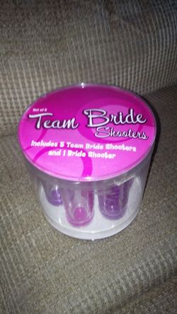 Team bride shooters 6pc
