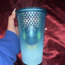 Blue ombré Starbucks Cup 