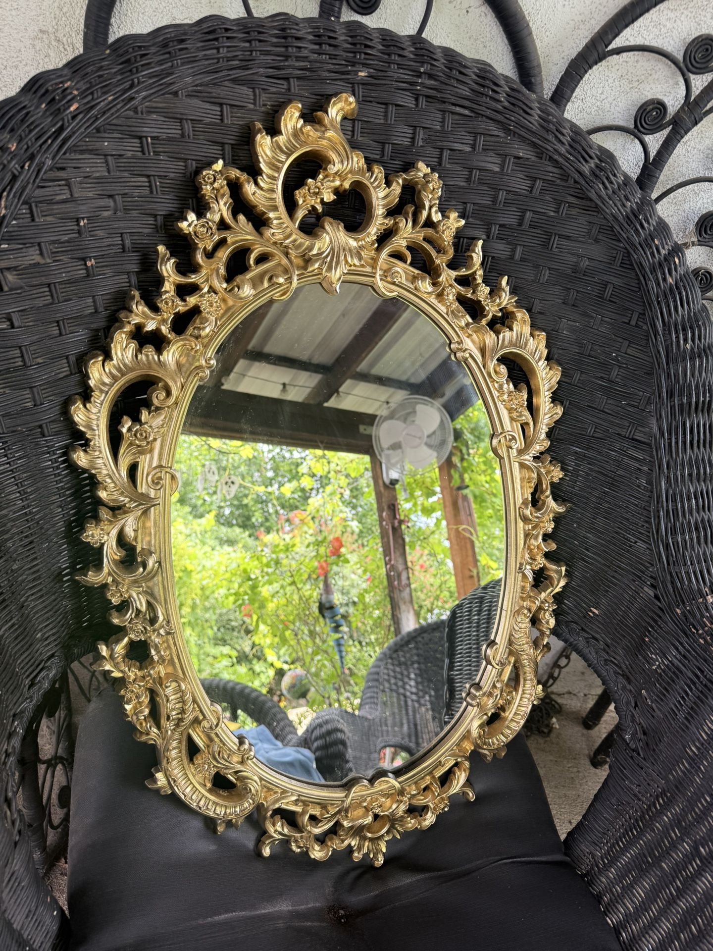Vintage Syroco Princess Mirror