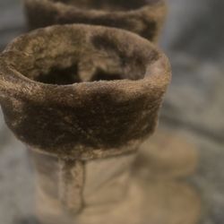 Womens Suede Fur Boots