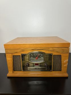 Crosley CR42 Lancaster Entertainment Center Bluetooth Record Player