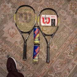 Tennis rackets, Wilson, 