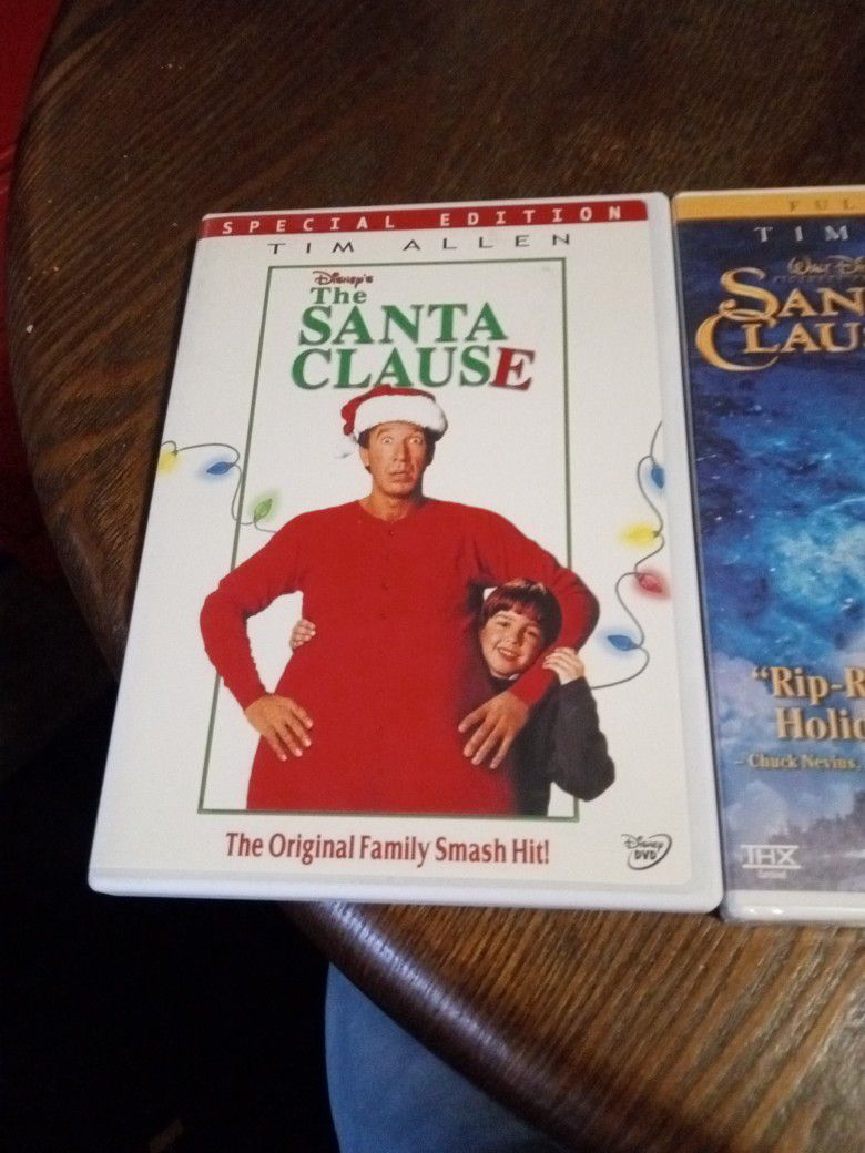 THE SANTA CLAUSE 1,2 AND 3