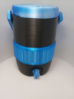 3D Printed Mini Water Cooler Style Can Cooler with Handle