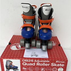 Chicago Skates Adjustable Quad Roller Skates Blue Junior Small (Size: J10-J13)
