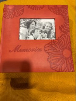 Red Floral‘memories‘photo Album Hold 92 4x6 photos