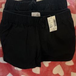 Children's Place Black Shorts 6X/7