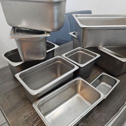 Stainless Steel Hotel Pans Mixed Lot
