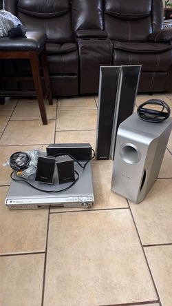 DVD player and speakers