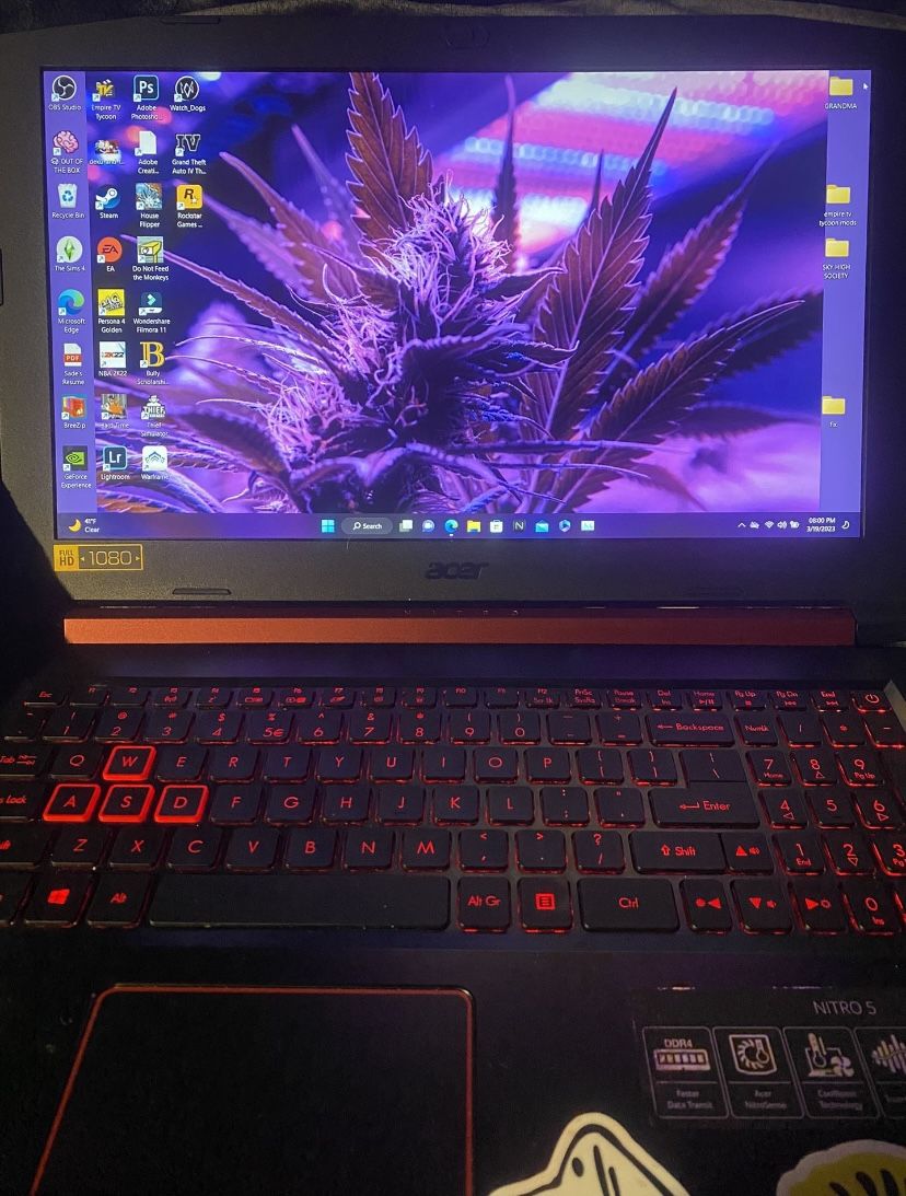 Acer Gaming Laptop (Specs In Pics)