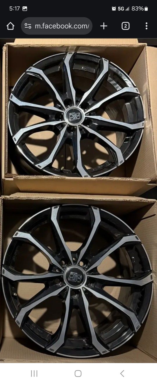 OZ MSW 48 RIMS - 8/18 - LIKE NEW - 4 AVAILABLE