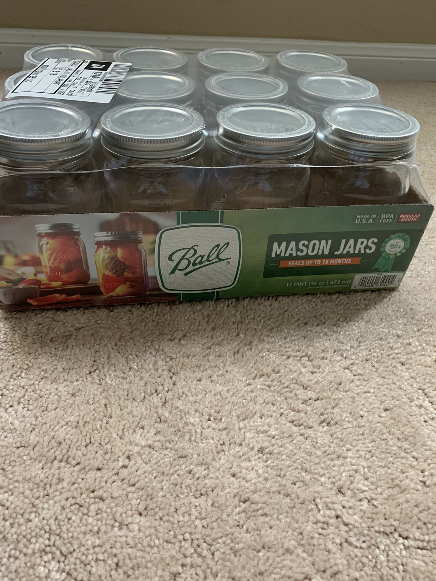 Ball Mason Jars 16 ounces