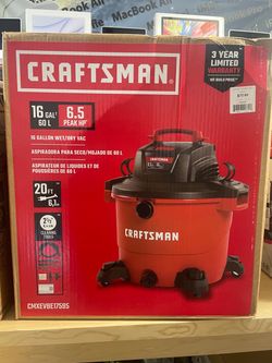 Craftsman 16 Gallon Corded Wet/Dry