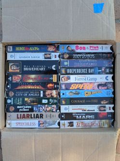 VHS movies tapes cassettes