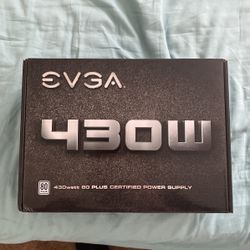 EVGA 430 watt 80 Plus Certified Power Supply
