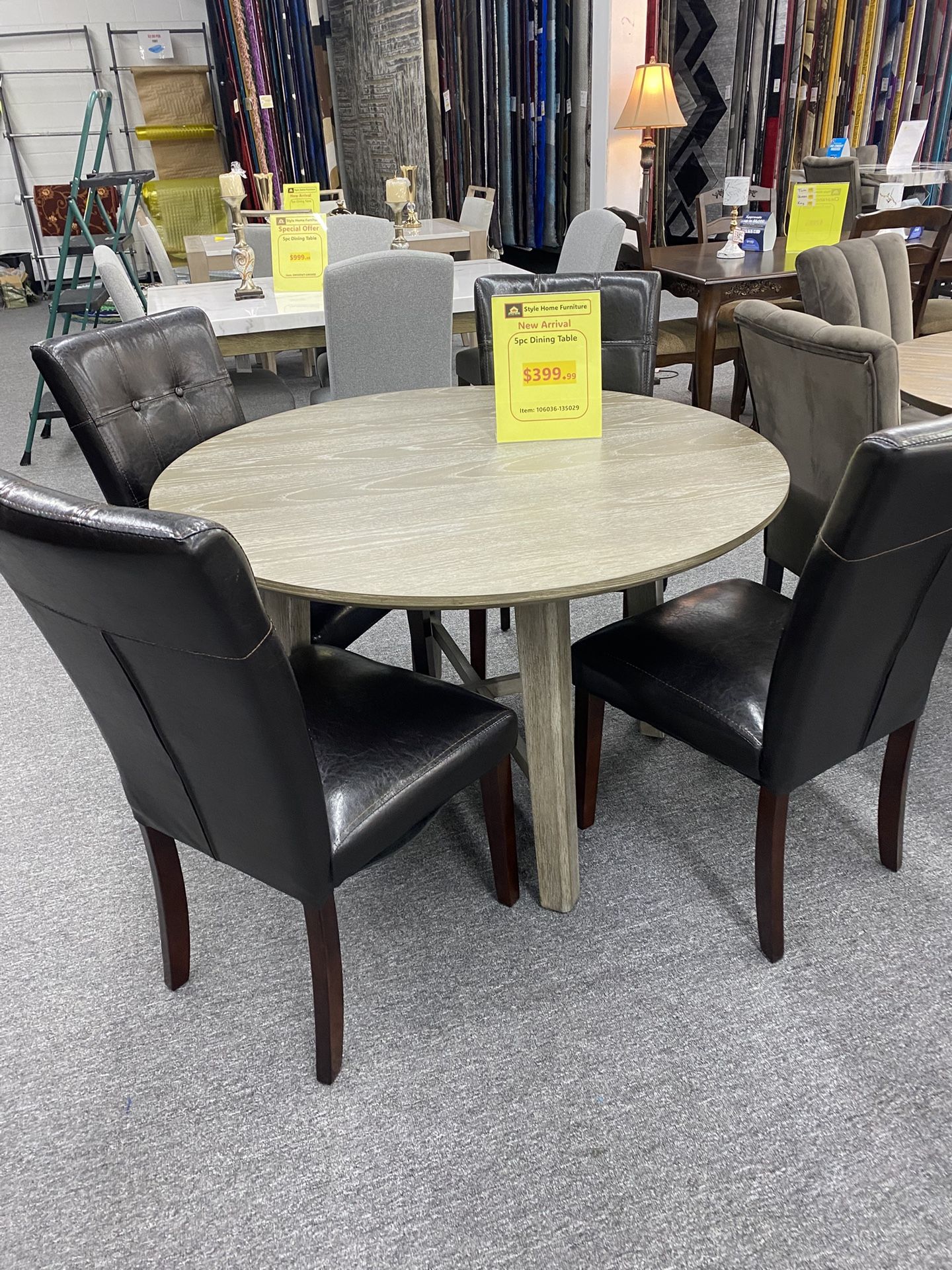 5pc Dinning Table Set $599