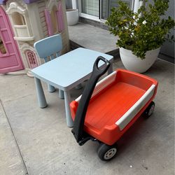 Table and Wagon