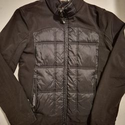 Men's Black Guess Jacket Size Small