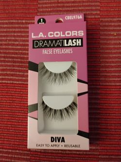 Set of 6 L.A. Colors Diva Faux Eyelashes