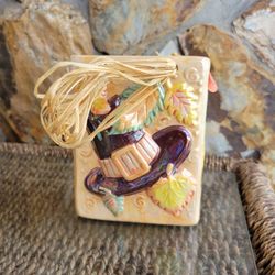 Pilgrim Hat Ceramic Pot 