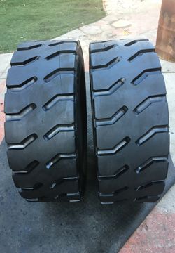 Used solid forklift tires 3.00-15”