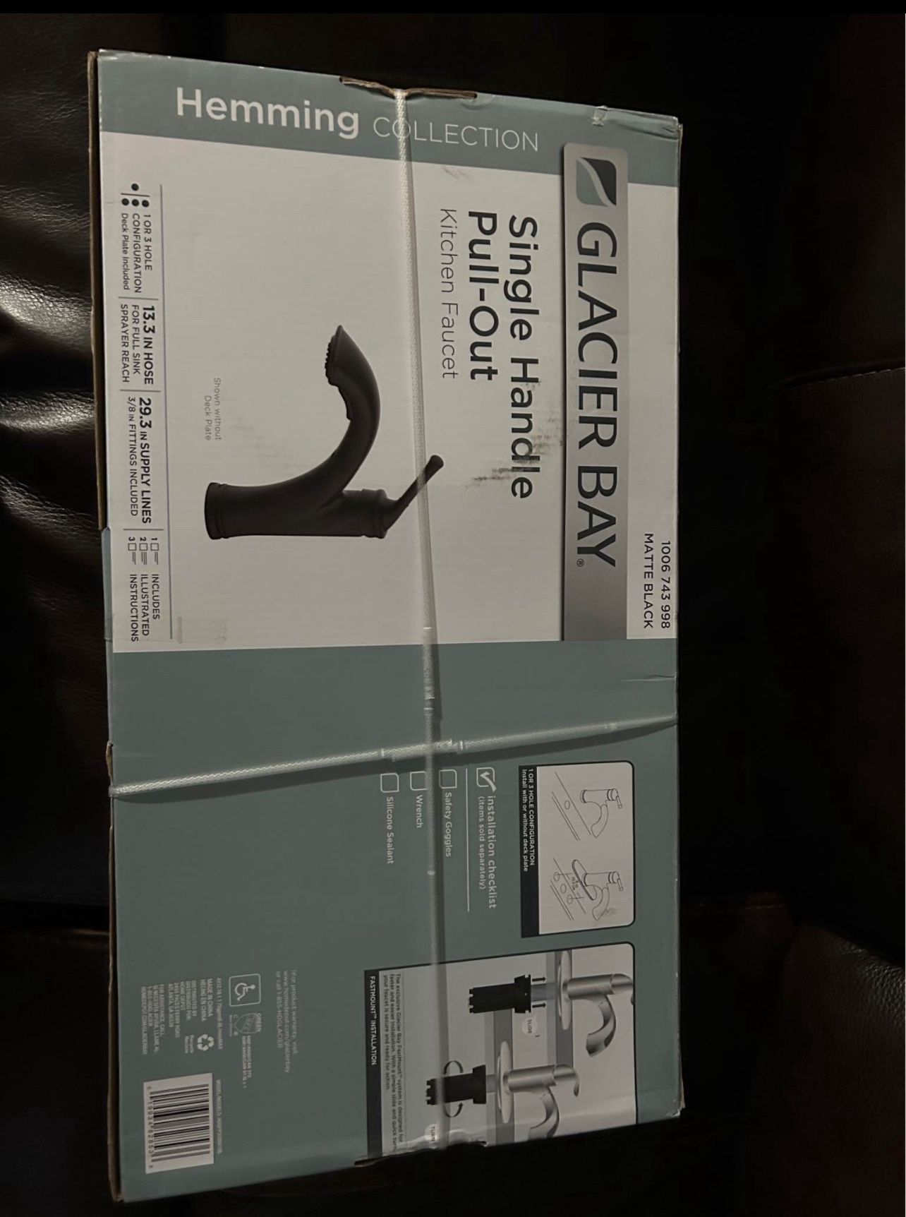New Kitchen Faucet in box