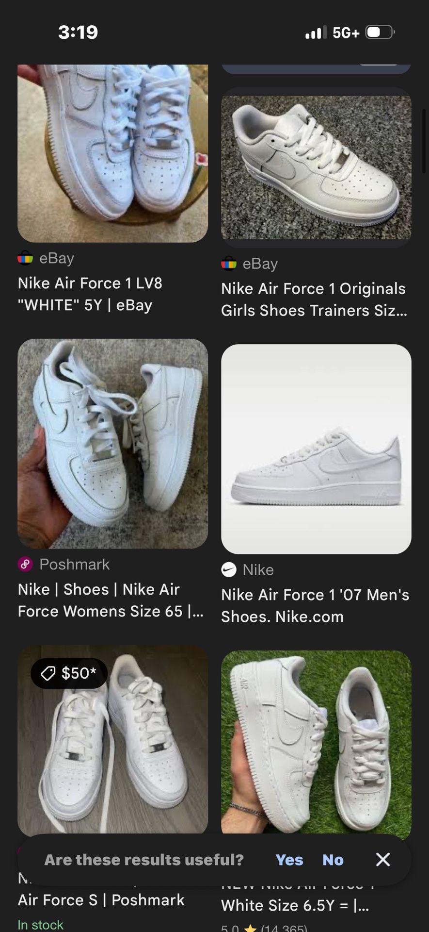 Air Force one LV White