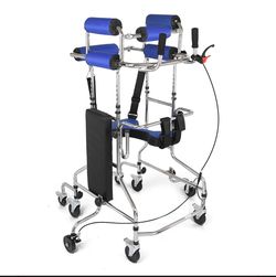 BUIFAC ROLLATOR WALKER FEATURES A STURDY FRAME AND ADJUSTABLE HEIGHT SETTINGS