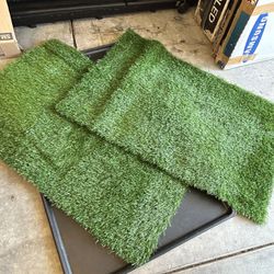 Dog Grass Pad With Tray