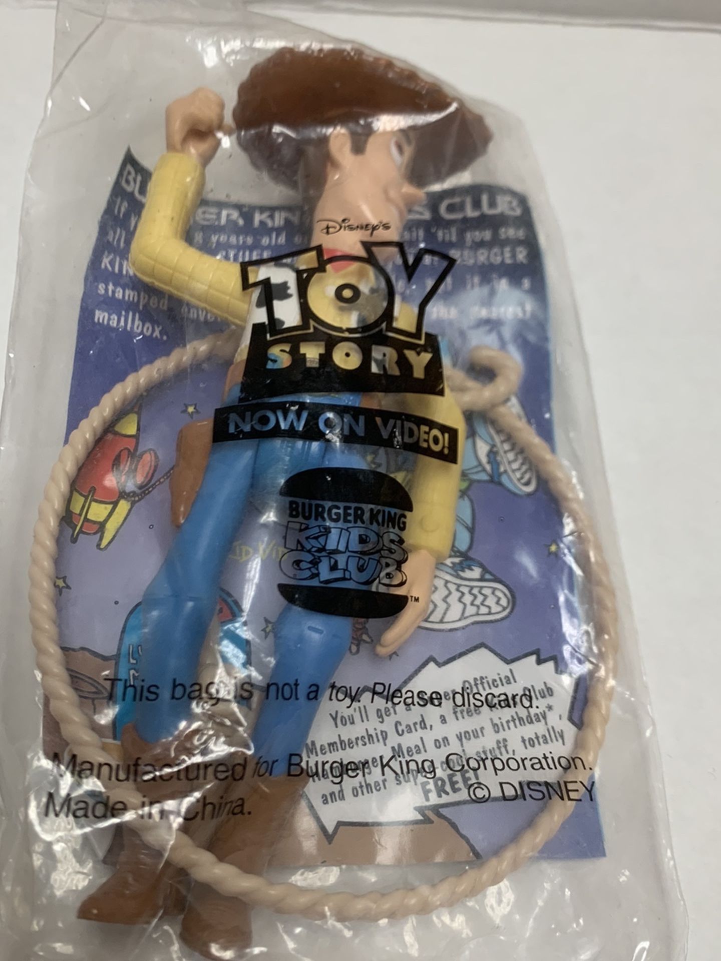 1996 Burger King Toy Story Woody