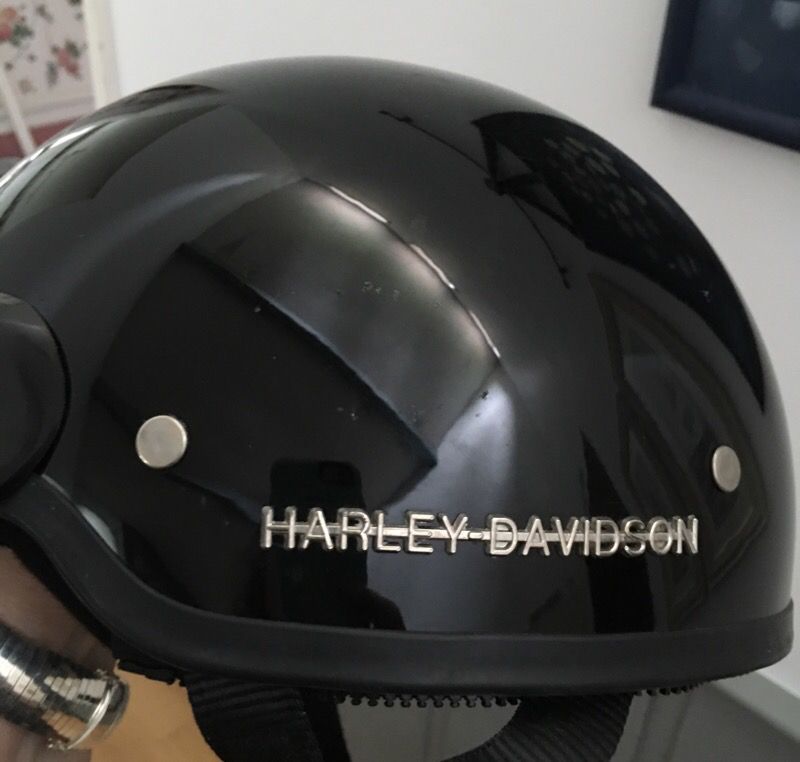 Black Harley-Davidson helmet XS