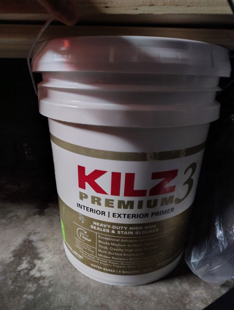 KILZ 3 PAIL BRAND NEW SEALED