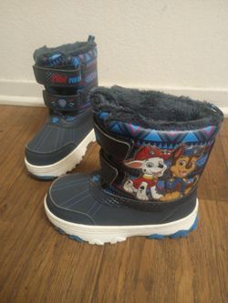 Nickelodeon Little Boys  Paw Patrol Snow Boots Size 10