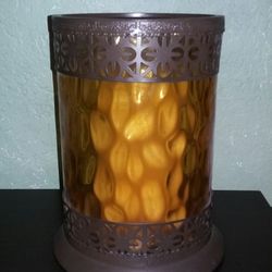 Large Candle Holder with Candle