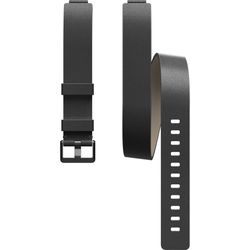 Horween Leather Double Wrap Band For Inspire & Inspire HR In Black NEW!! NIOB