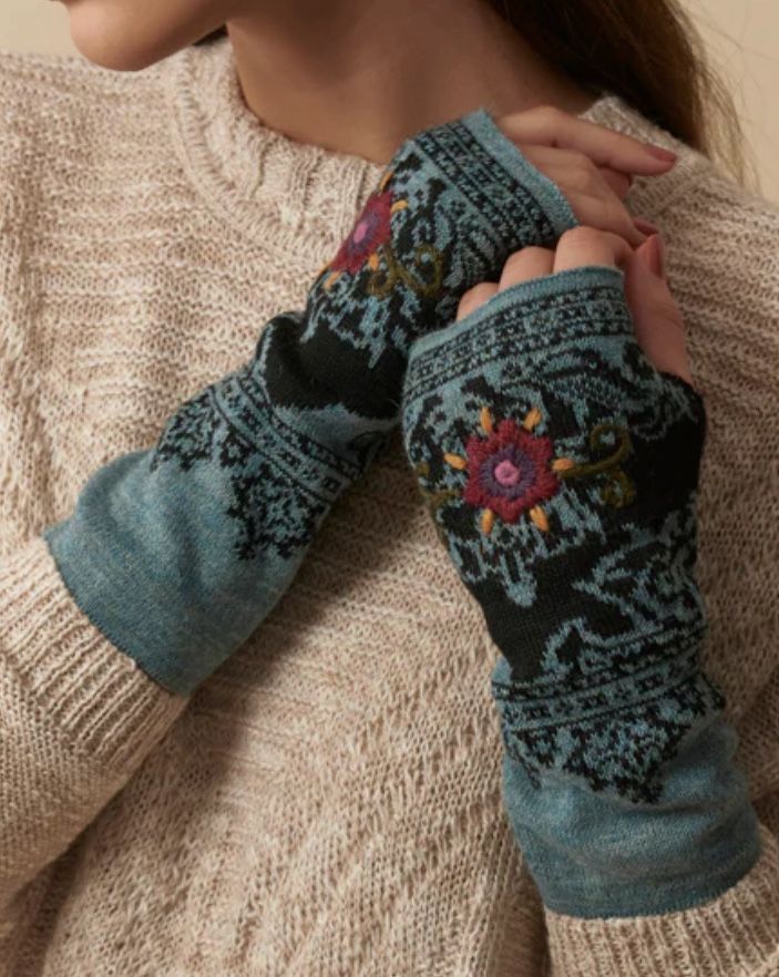 Handmade Alpaca Fingerless Gloves