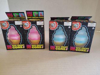 NeeDoh Nice Cream Cone Ice Cream Swirl Squishy Toy X4 $18 ea.