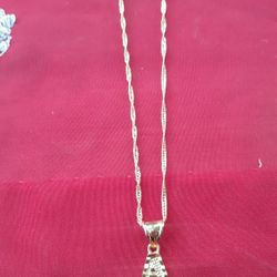 GOLD PLATED NECKLACE With PENDANT LETTER