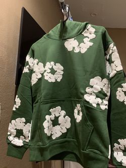 Green Demin Tears Hoodie
