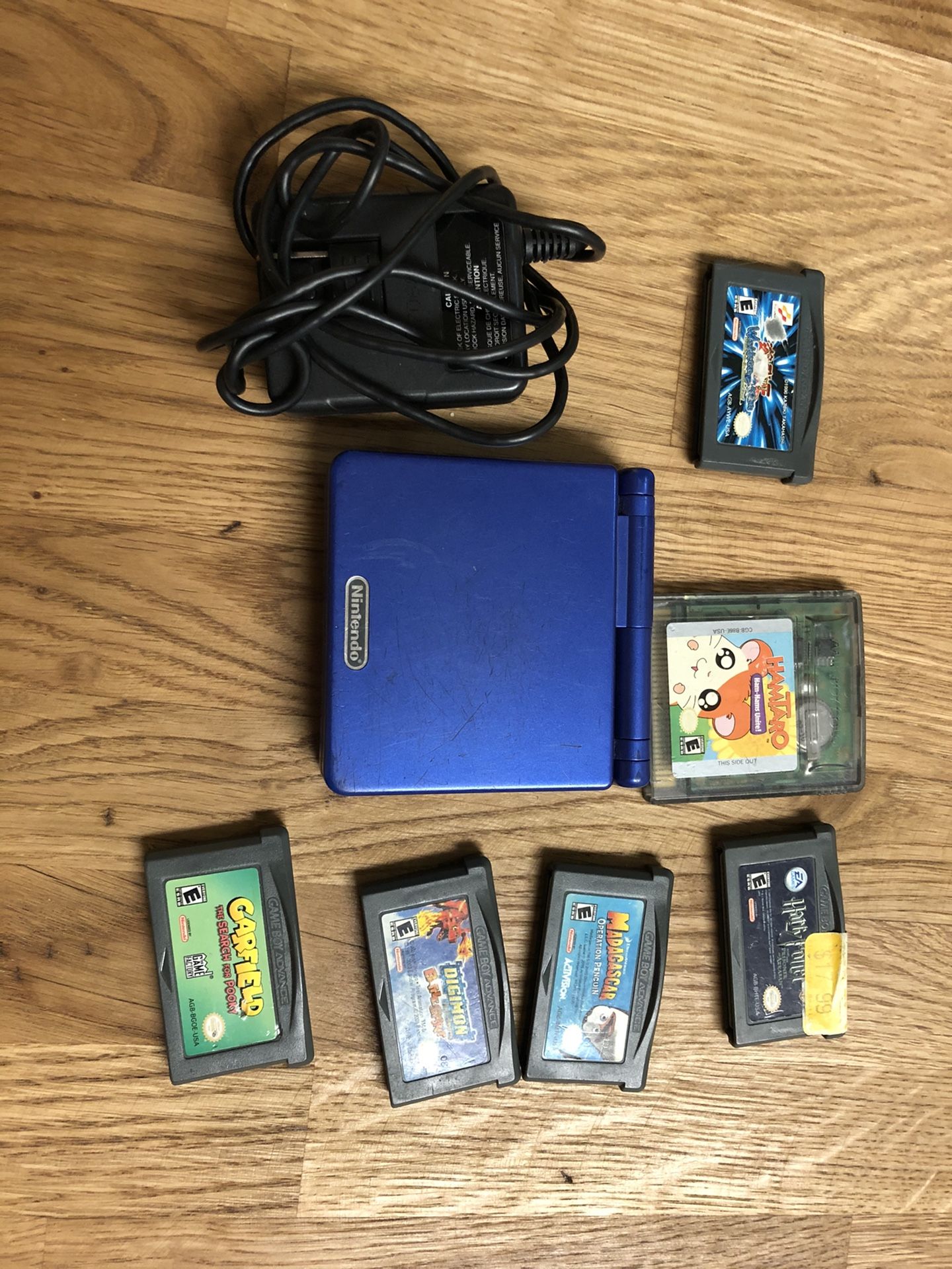Gameboy Advance SP with Games
