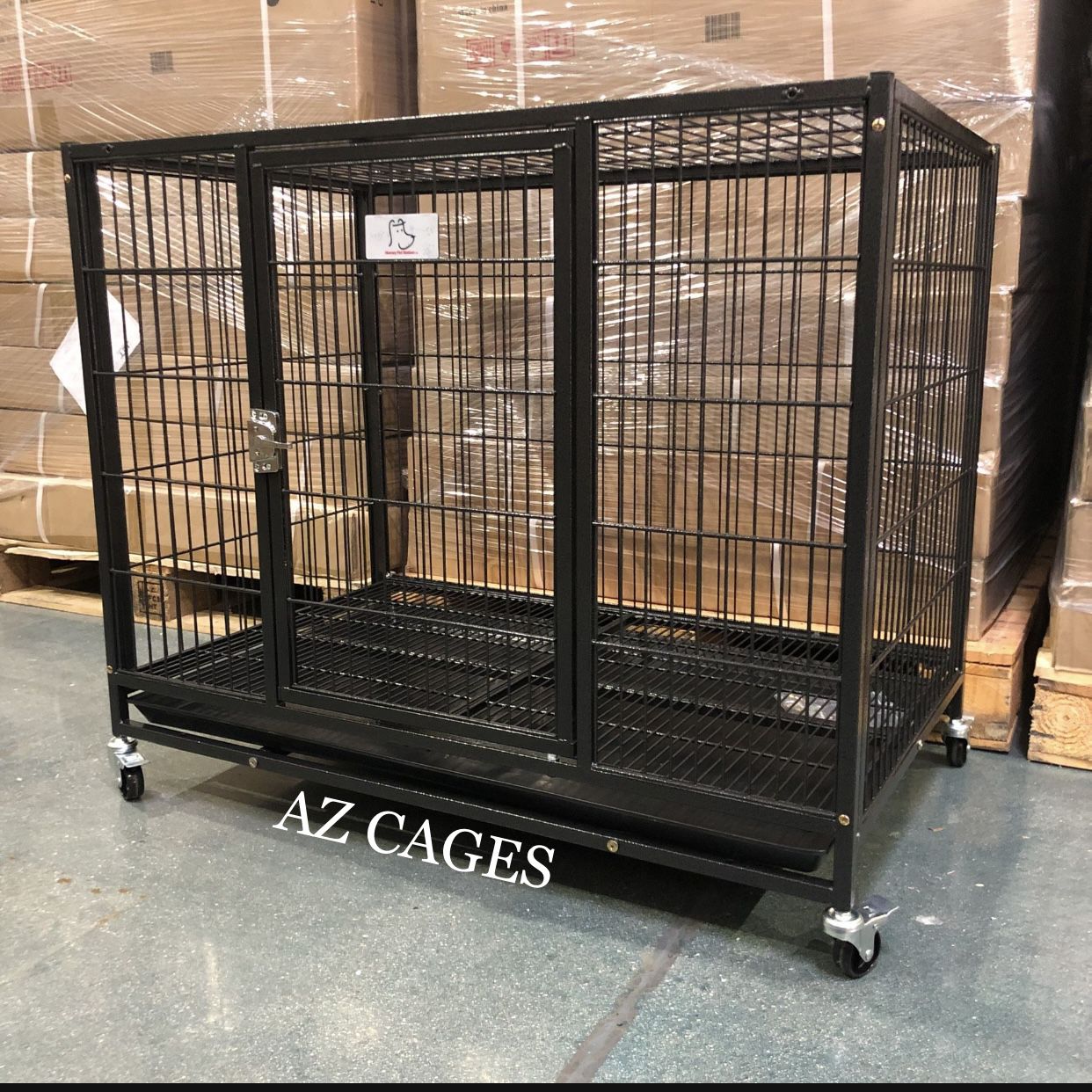 New in Box 📦 HD Dog Pet Kennel Cage transporter 🐕🐶☑️Dimensions: 37”L X 23”W X 30”H ☑️