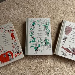 The Family Treasury of Childrens Stories Volumes 1-3 Book Set 1956