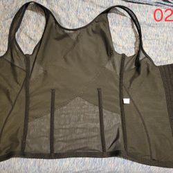 Women's Black Body Shaper, Corset, Size XXL (0200)
