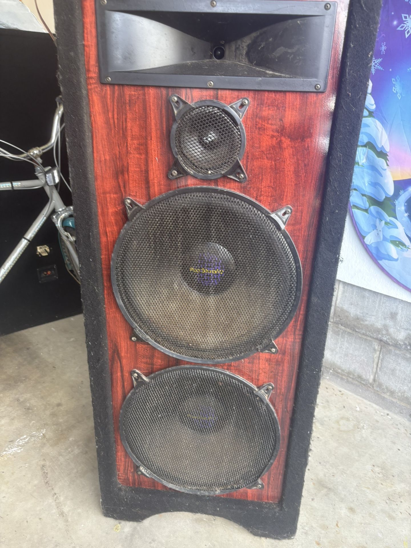 PROSTUDIO Techwood 1990s floor-standing speakers TWO OF THEM