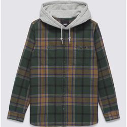 Vans Mens Hooded Long Sleeve Flannel