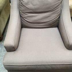 Light Beige Rocking Chair 