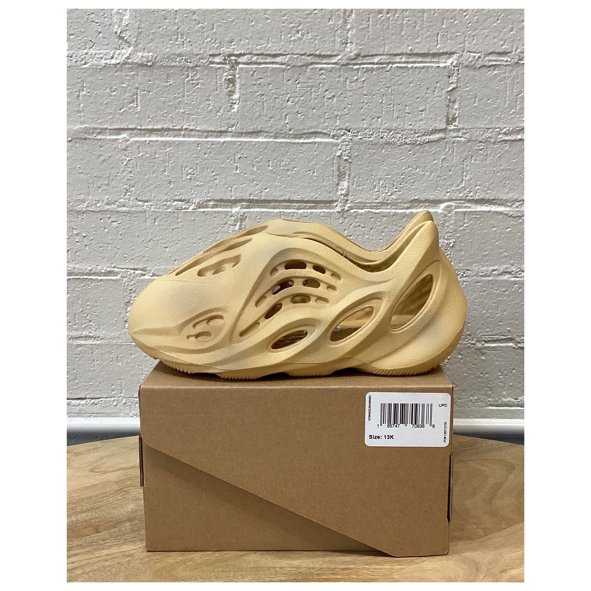 adidas Yeezy Foam RNR Desert Sand (KIDS) — Size 13K