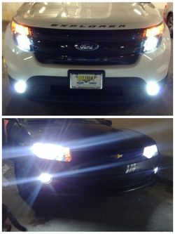 Car/Auto LED 72W 8000LM 6500K *6 Months Warranty* Headlight Bulbs Low, High, Fog, Daytime, Luces Led, 9005, 9006, 9012, H1, H3, H7, H11, H4, 9007, H13