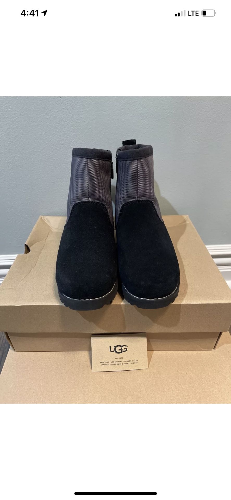 NIB UGG Bayson II Waterproof Boot Kids Size 4 Youth