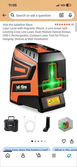 Láser level magnetic rechargeable